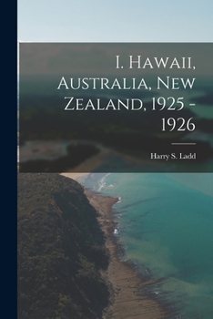 Paperback I. Hawaii, Australia, New Zealand, 1925 - 1926 Book