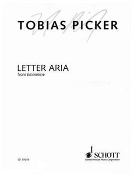 Paperback Letter Aria from Emmeline: Soprano and Piano Book