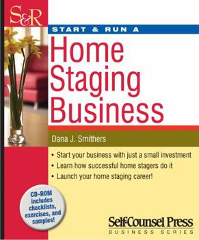 Paperback Start & Run a Home Staging Business [With CDROM] Book