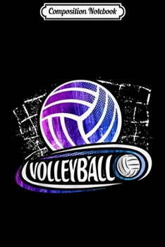 Composition Notebook: Volleyball Beach Ball Play Like A Girl Gift Journal/Notebook Blank Lined Ruled 6x9 100 Pages