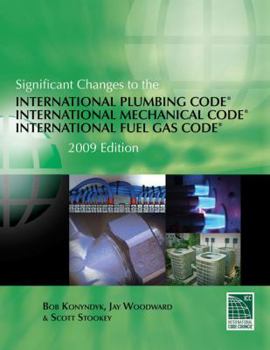 Paperback Significant Changes to the International Plumbing Code, International Mechanical Code, and International Fuel Gas Code Book