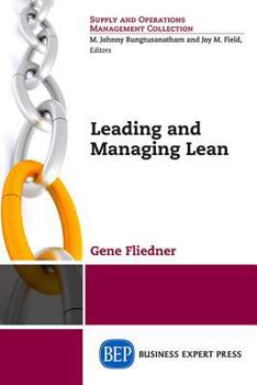 Paperback Leading and Managing Lean Book