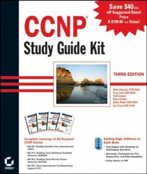 Hardcover CCNP Study Guide Kit: Exams 642-801, 642-811, 642-821, 642-831 Book