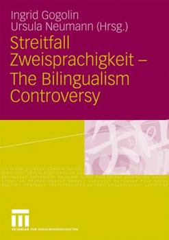 Paperback Streitfall Zweisprachigkeit - The Bilingualism Controversy [German] Book
