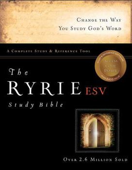 Hardcover The Ryrie ESV Study Bible Hardcover Red Letter Indexed (Ryrie Study Bible ESV Version) Book
