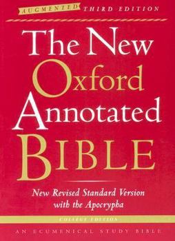 Paperback New Oxford Annotated Bible-NRSV-Augmented College Book