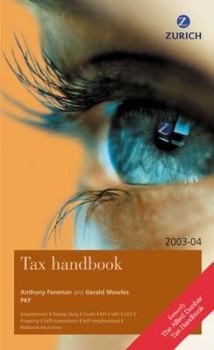 Hardcover Zurich Tax Handbook 2003/2004 Book
