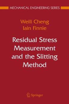 Paperback Residual Stress Measurement and the Slitting Method Book