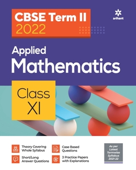 Paperback CBSE Term II Applied Mathematics 11th Book