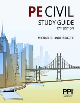 Paperback Ppi Pe Civil Study Guide, 17th Edition Book