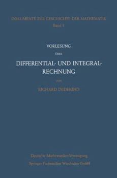 Paperback Vorlesung Über Differential- Und Integralrechnung 1861/62 [German] Book