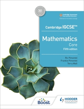 Paperback Cambridge Igcse Core Mathematics Fifth Edition: Hodder Education Group Book