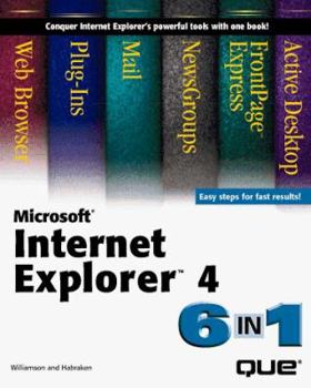 Paperback Microsoft Internet Explorer 4, 6 in 1 Book