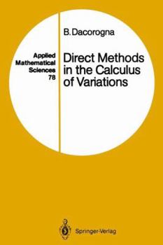 Hardcover Direct Methods in the Calculus of Variations Book
