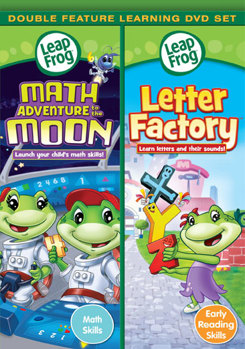 DVD Leapfrog: Math Adventure To The Moon / Letter Factory Book