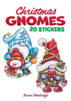 Paperback Christmas Gnomes: 20 Stickers Book