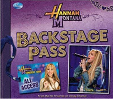 Hardcover Hannah Montana Backstage Pass Book