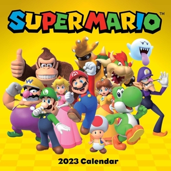 Calendar Super Mario 2023 Wall Calendar Book
