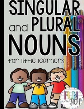 Paperback Singular and Plural Nouns for Little Learners: Notebook - Large (8.5 x 11 inches) -120 Pages Book