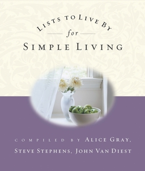 Paperback Lists to Live by for Simple Living Book