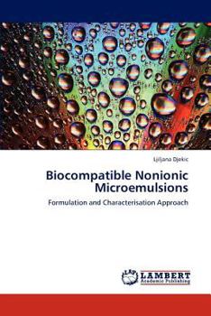 Paperback Biocompatible Nonionic Microemulsions Book