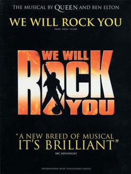 Paperback Queen: We Will Rock You: Piano, Vocal, Guitar Book