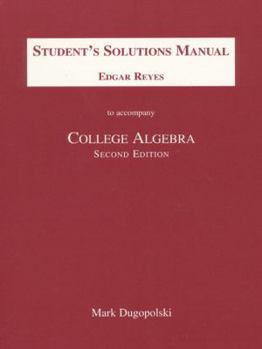 Paperback Student's Solutions Manual to Accompany College Algebra Book