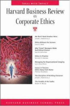 Paperback Harvard Business Review on Corporate Ethics Book
