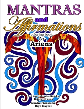 Paperback Mantras and Affirmations Coloring Book for Ariens Book