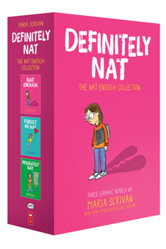 Paperback Definitely Nat: A Graphic Novel Box Set (Nat Enough #1-3) Book