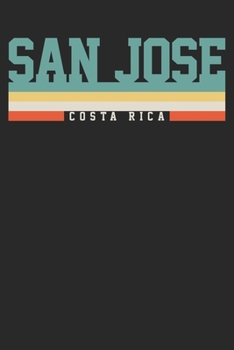 Paperback Notebook: San Jose Costa Rica Dot Grid 6x9 120 Pages Book