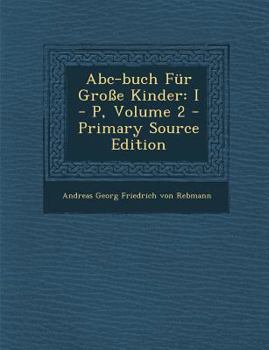 Paperback ABC-Buch Fur Grosse Kinder: I - P, Volume 2 [German] Book