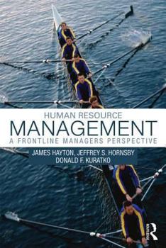 Paperback Human Resource Management: A Frontline Manager's Perspective Book