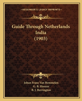 Paperback Guide Through Netherlands India (1903) Book