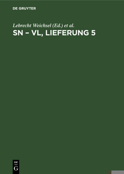 Hardcover Sn - VL, Lieferung 5 [German] Book