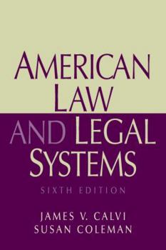 Paperback American Law and Legal Systems (6th Edition) Book