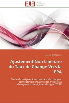 Paperback Ajustement non linériare du taux de change vers la ppa [French] Book