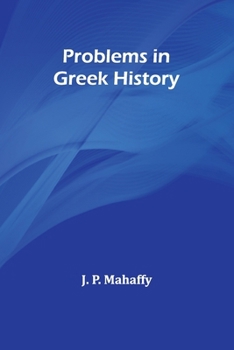 Paperback Problems in Greek history Book