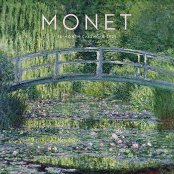 Calendar 2025 Monet Wall calendar Book