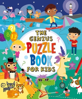 Paperback The Genius Puzzle Book for Kids Book