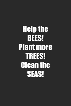 Paperback Bees! Trees! Seas!: Graph Paper Notebook 6x9 inches with 120 pages Book