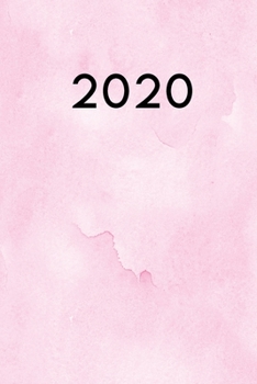 2020: Dated Goal Planner Focus Weekly Monthly Pink