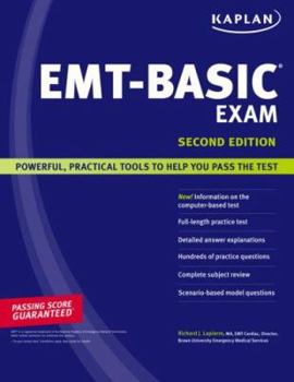 Paperback Kaplan EMT Basic Exam Book