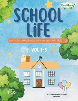 Paperback Kevimarky little debater morning reading series ：School Life Vol 1-5 Book