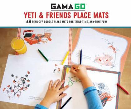 Hardcover Gamago Yeti & Friends Place Mats Book