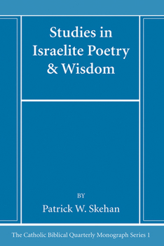 Paperback Studies in Israelite Poetry & Wisdom Book