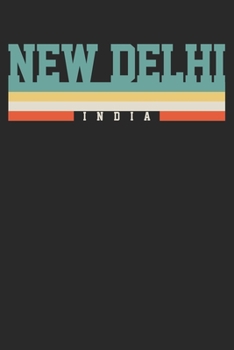 Paperback Notebook: New Delhi India Ruled 6x9 120 Pages Book