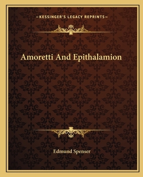Paperback Amoretti And Epithalamion Book