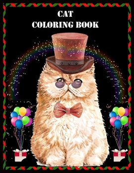 CAT COLORING BOOK: Stress Relieving Designs