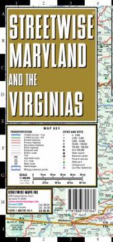 Map Streetwise Maryland & Virginia Map - Laminated State Road Map Ofmaryland & Virginia: Folding Pocket Size Travel Map Book